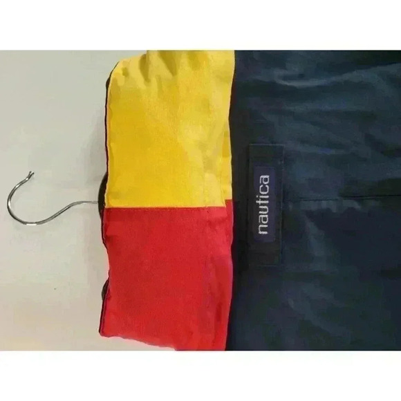 VINTAGE Nautica Jacket Mens Size Large Blue Full Zip Windbreaker Yachting 90s - Picture 8 of 9